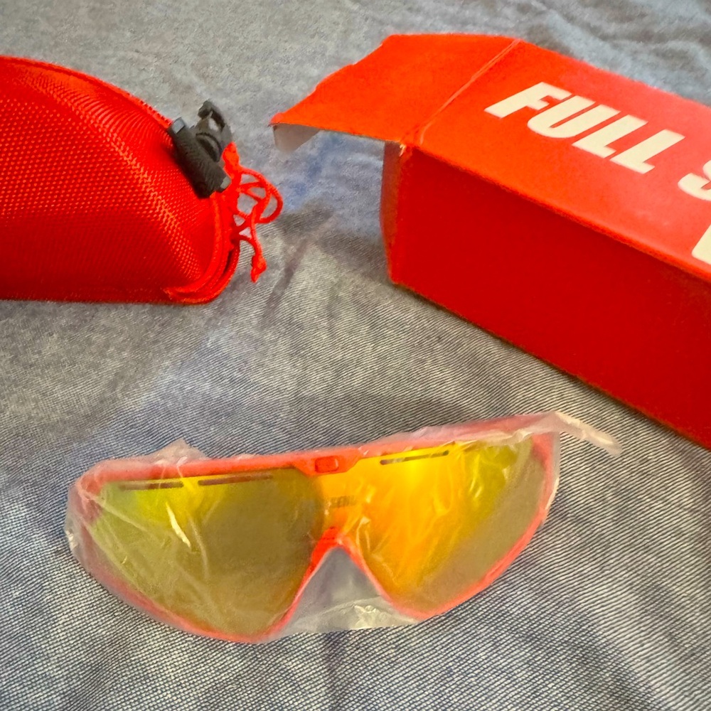 New Full Send sunglasseses with case hard case replacement lens